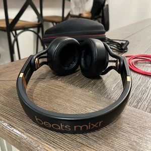 Beats by Dre Mixr Headphones Black and Rose Gold edition - like new